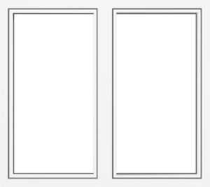 Fenêtre mixte aluminium bois vue extérieur
